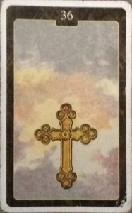 Scarabeo Lenormand Cross Card