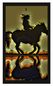 Lenormand Rider Card